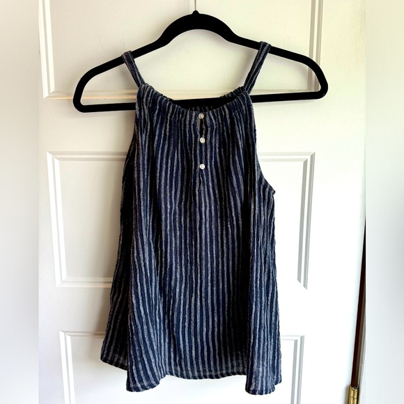 Striped Karl Marc John Tank Top - Picture 1 of 4